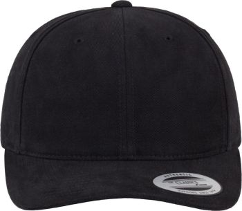 Flexfit | 6 panelová bavlněná keprová kšiltovka black onesize
