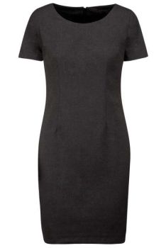 SHORT-SLEEVED DRESS Anthracite Heather 42
