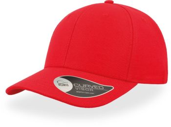 Atlantis | 6 panelová baseballová kšiltovka "Jolly" red onesize
