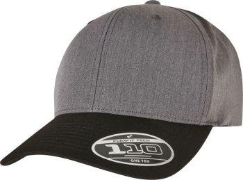 Flexfit | 6 panelová síťovaná kšiltovka dark grey/black onesize