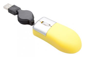 Yoiko mini optical mouse žltá