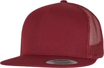 Flexfit | 5 panelová Trucker kšiltovka maroon onesize