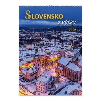 Nástenný kalendár Slovensko z výšky 2026