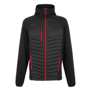 NAVIGATE HYBRID JACKET Black/Classic Red XL