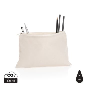Nefarbený peračník Impact z 285g recykl. canvas AWARE™ off white