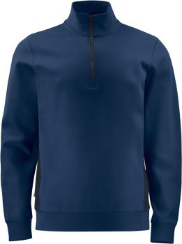 ProJob | Těžká pracovní mikina Doubleface s 1/4 zipem navy S