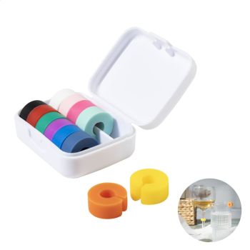 Cupperty sada rozlišovačov na poháre white