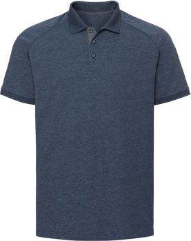 Russell | Pánské raglánové polo "HD" bright navy marl XXL