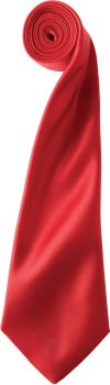 Premier | Saténová kravata "Colours" red onesize