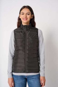 LADIES PADDED BODYWARMER Black M