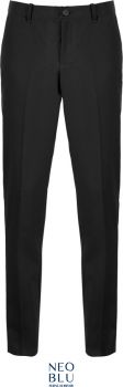 NEOBLU | Pánské oblekové kalhoty deep black (40)