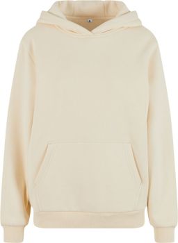 Build your Brand | Dámská oversize mikina s kapucí "Fluffy" white sand S