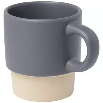 Olympia 130ml stohovatelný šálek na espresso s keramickým dnem Šedá