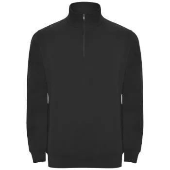 Aneto mikina se čtvrtkovým zipem 280 g/m² Černá L