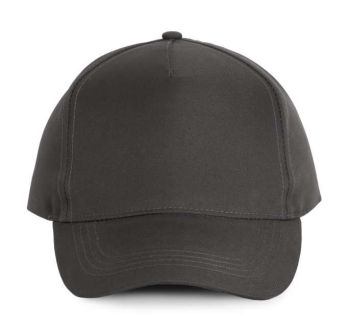 POLYESTER CAP - 5 PANELS Dark Grey U
