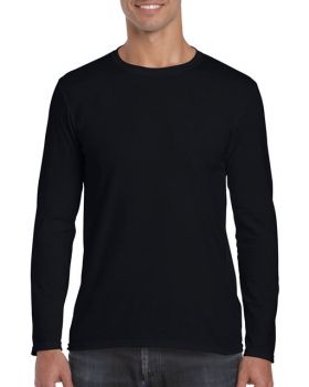 SOFTSTYLE® ADULT LONG SLEEVE T-SHIRT Black L
