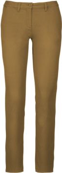 Kariban | Dámské chino kalhoty camel (38)