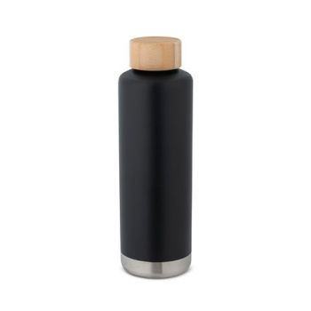 NORRE BOTTLE. Fľaša z nerezovej ocele Čierna