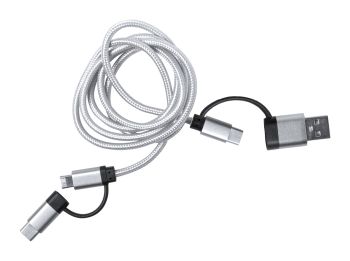 Trentex USB nabíjací kábel silver