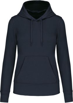 Kariban | Dámská ekologická mikina s kapucí navy L