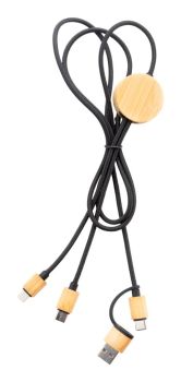 Cobbel USB nabíjací kábel natural , black