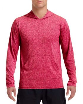 PERFORMANCE® ADULT HOODED T-SHIRT Heather Sport Scarlet Red M