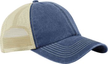Beechfield | 6 panelová kšiltovka Vintage Trucker vintage denim/stone onesize