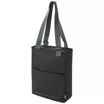 14" GRS recyklovaná voděodolná taška Aqua na notebook, 14 l Černá