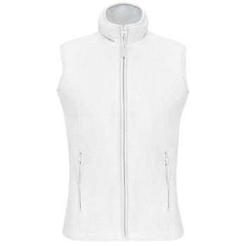 MELODIE - LADIES' MICRO FLEECE GILET White L