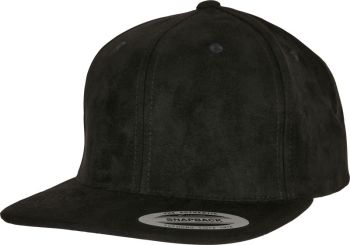 Flexfit | 6 panelová Snapback kšiltovka "Suede" black onesize