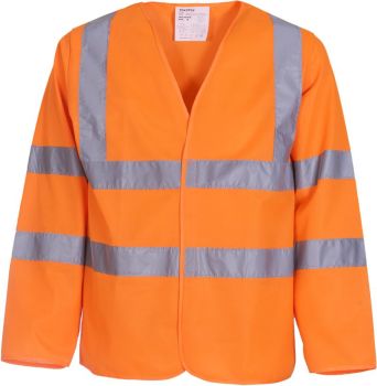 Yoko | Bezpečnostní vesta s dlouhým rukávem hi vis orange M