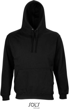 SOL'S | Unisex mikina s kapucí black L