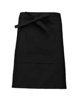 COTTON MID-LENGTH APRON Black U