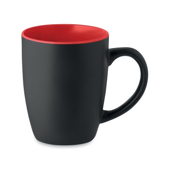 LIM Dvoubarevný keramický hrnek red