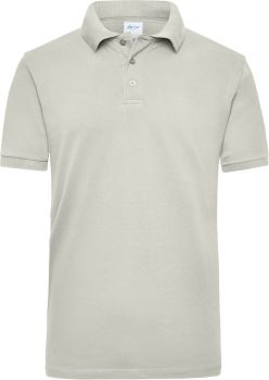 Daiber | Pánské pracovní piqué polo z těžké bavlny cement XXL