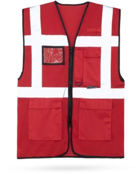 Korntex | Multifunkční síťovaná vesta red S