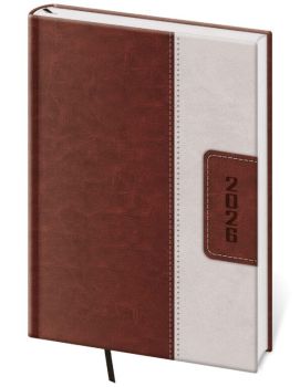 Denný diár A5 Classic hnedo/béžový