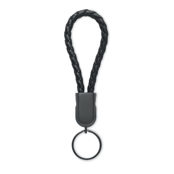 FAULETI LOOP Klíčenka a kabel type-C Černá