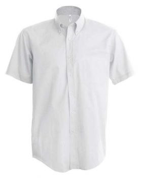 SHORT-SLEEVED COTTON/ELASTANE SHIRT White M