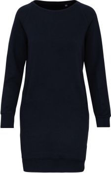 Kariban | Šaty z bio fleecu navy S