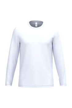 IDEAL190 UNISEX LSL TUBULAR T-SHIRT Ideal White XL
