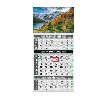 Plánovací kalendár ŠTANDARD 3M EKO 2023  Obrázok A