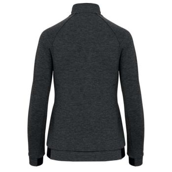 LADIES' HIGH NECK JACKET Deep Grey Heather M