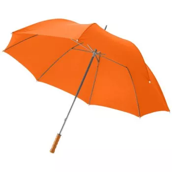 30" golfový deštník Karl s dřevěnou rukojetí oranžová