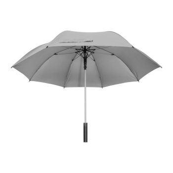 Dáždnik s kruhovou rukoväťou sivá