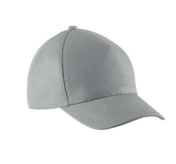 KIDS' COTTON CAP - 5 PANELS Light Grey U
