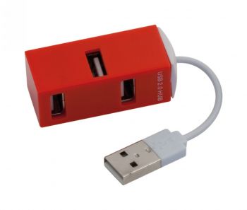 Geby USB hub red