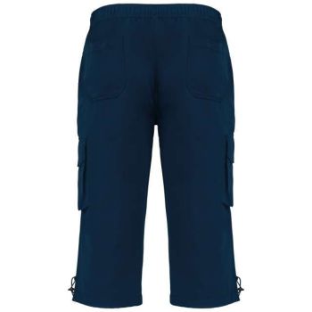 LEISUREWEAR CROPPED TROUSERS Sporty Navy M