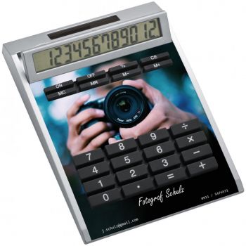 Kalkulačka s bielou vložkou White
