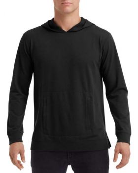 UNISEX LIGHT TERRY HOOD Black L